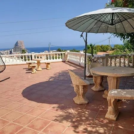 Vakantiehuis Casa Flamingo Mit Xxl-salzwasser-privatpool Calpe