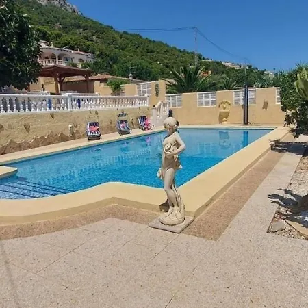 Vakantiehuis Casa Flamingo Mit Xxl-salzwasser-privatpool