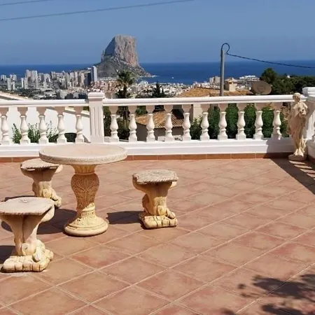 Vakantiehuis Casa Flamingo Mit Xxl-salzwasser-privatpool Calpe