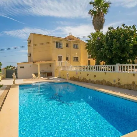 Vakantiehuis Casa Flamingo Mit Xxl-salzwasser-privatpool Calpe
